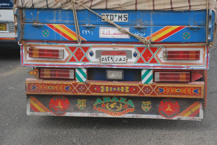 Typisch ägyptisches Lastwagenheck