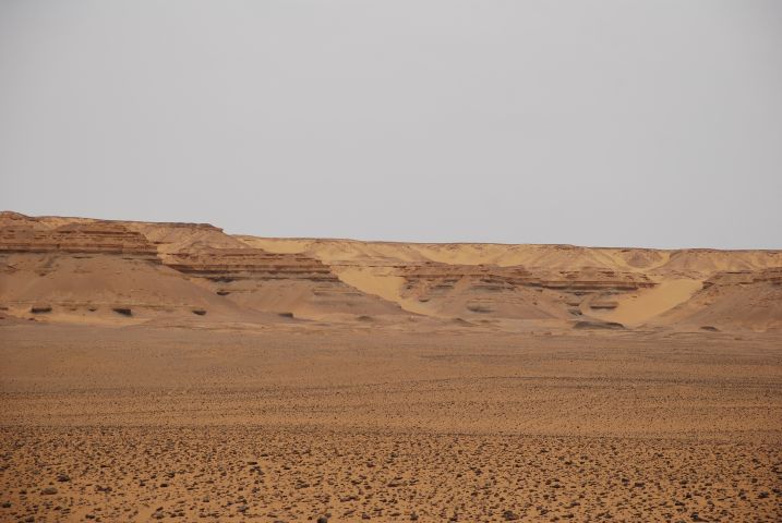 In der Westlichen Wüste südlich der kleinen Oase Abu Minqar