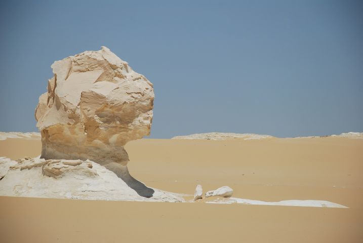 Skulptur in der Weissen Wüste
