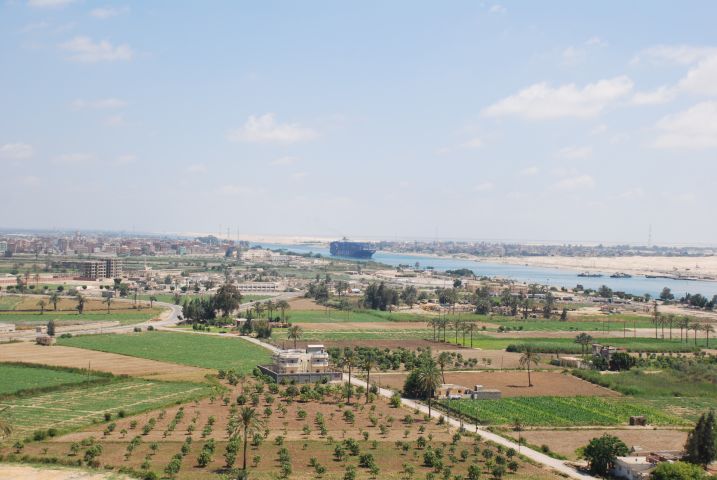 Der Suezkanal bei El Qantara