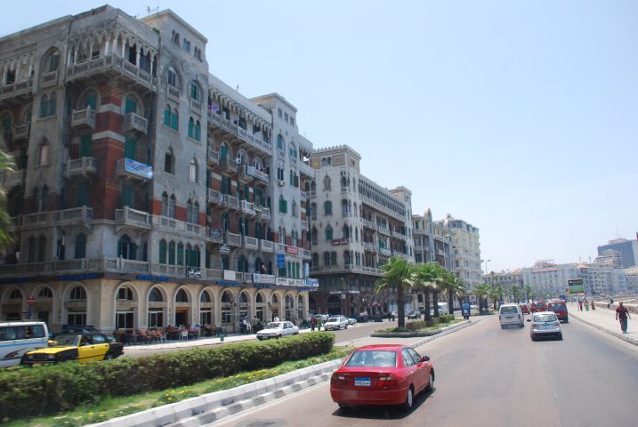 Die Corniche in Alexandria
