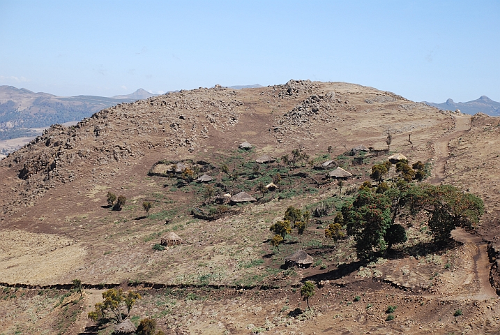 Kleiner Weiler in den Bale Mountains