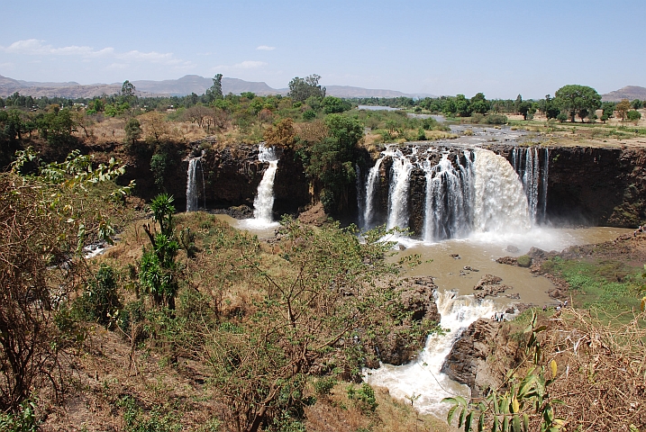 Der von den Einheimischen “Tis Abay“ genannte Wasserfall des Blauen Nil in der Nähe von Bahir Dar