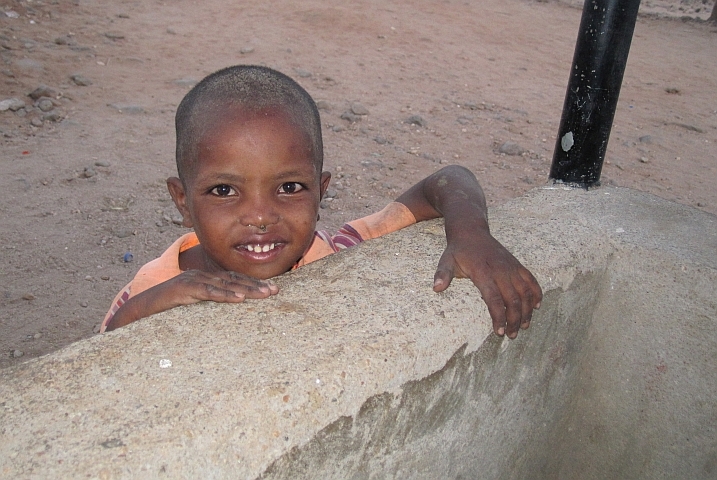 Kleiner Junge in Laisamis