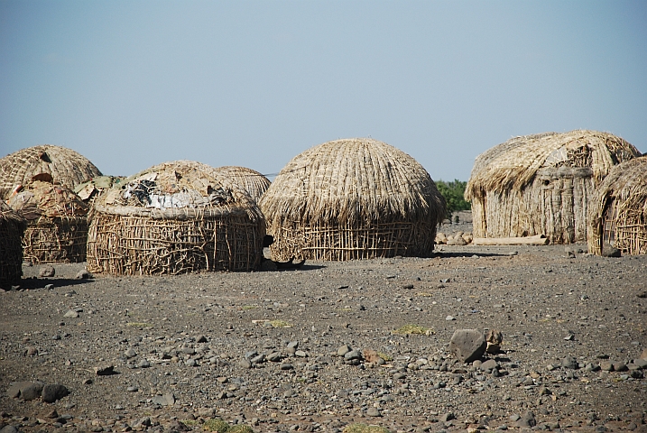 Hütten in Loiyangalani