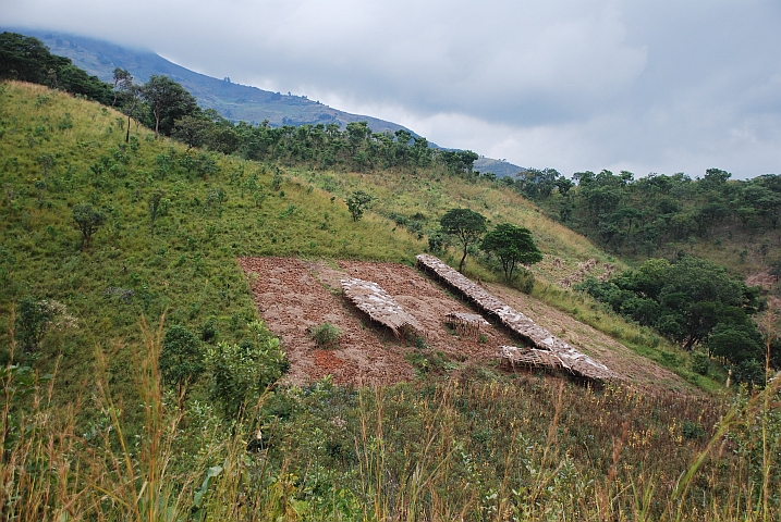 Unter diesen Dächern wird Tabak getrocknet
