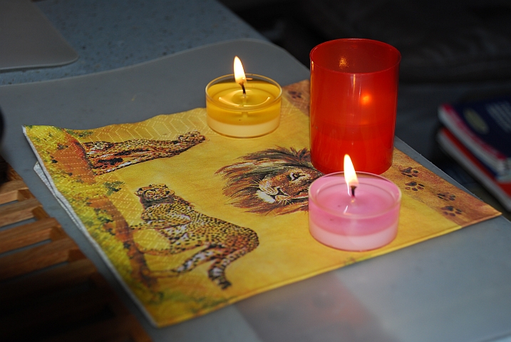 Kerzchen für den 1. August