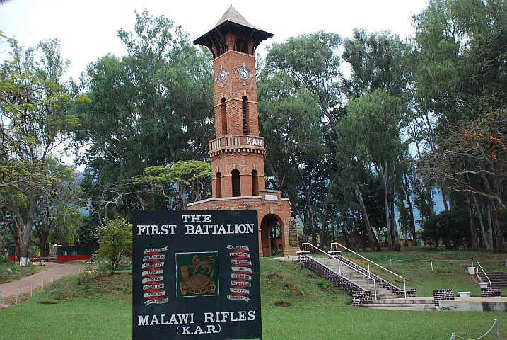 Denkmal der King’s African Rifles, einem schwarzafrikanischen Batallion der britischen Armee