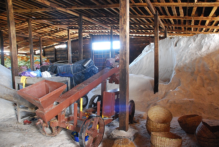 Lagerhalle der Saline von Lumbo