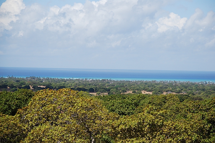 Ein erster Blick aufs Meer bei Pemba