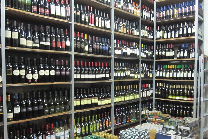 Ob dieser Weinauswahl staunen wir nur noch...