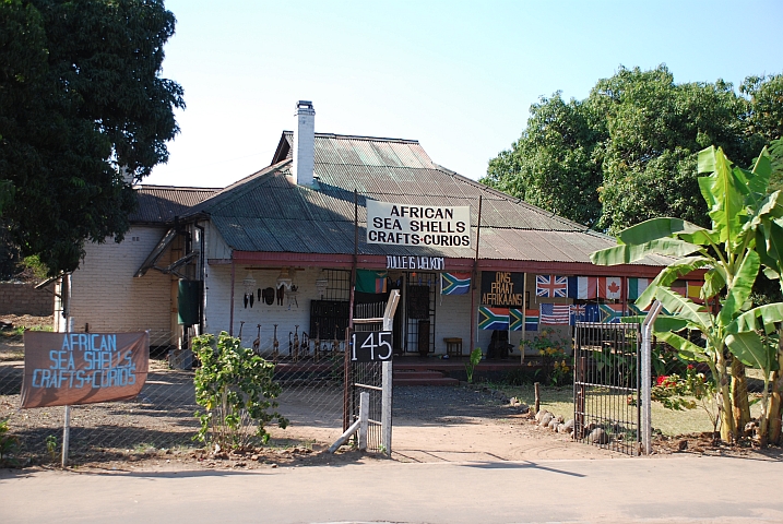 Eines der Häuser aus der Kolonialzeit in Livingstone