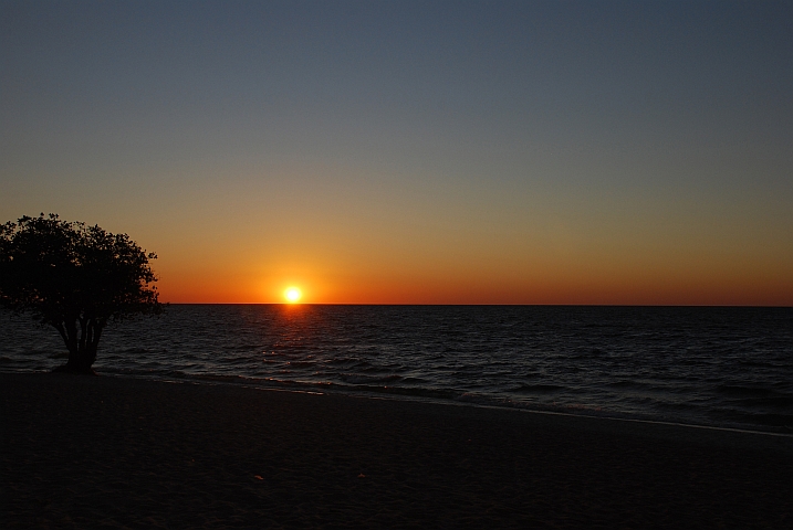 Sonnenaufgang bei Samfya am Bangweulusee