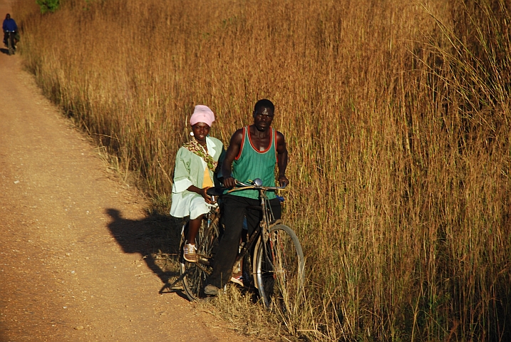 Velo-Taxi auf der Old Stevenson Road kurz vor Nyala