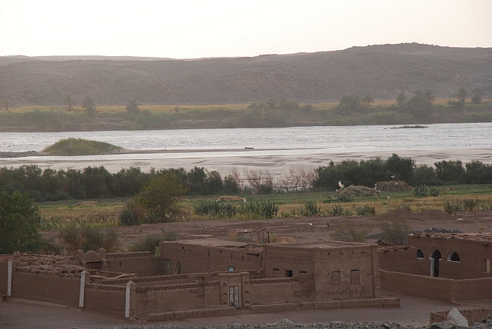 Der Nil bei Kuyamatto auf halbem Weg zwischen Dongola und Wadi Halfa