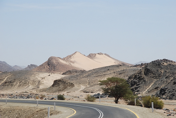 Landschaft bei Akasha auf dem Weg nach Wadi Halfa