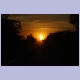 Sonnenuntergang bei Arusha