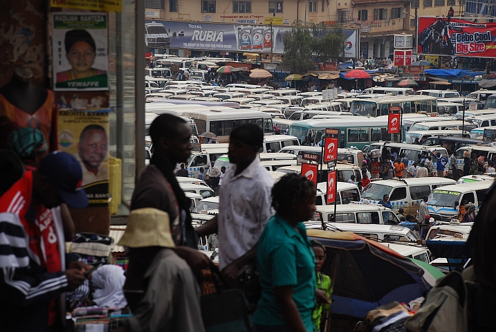 Der alte Taxistand von Kampala