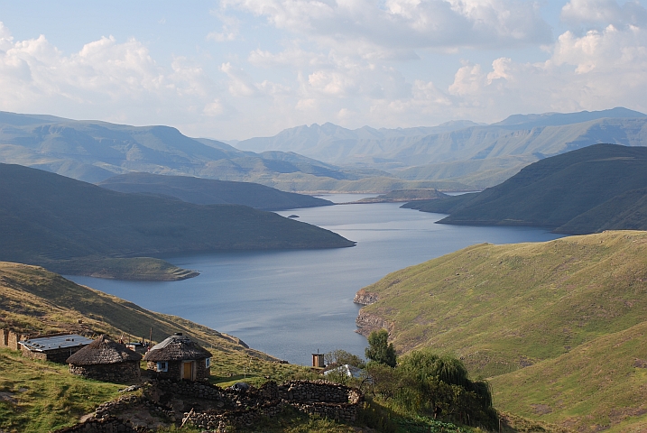 Aussicht auf den Mohale Stausee