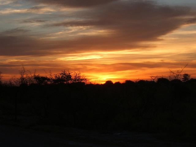 Ein prüchtiger, farbenfroher Tagesbeginn