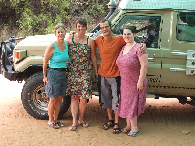 Abschiedsfoto- Isabella, Tanja, Kim und Jana