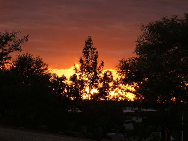 Abendstimmung im Osten von Windhoek