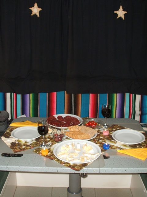 Unsere gedeckte Heiligabend-Tafel