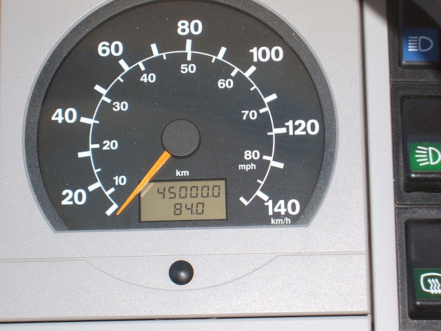 45’000, ein runder km-Stand für Obelix am Jahrestag unserer Abreise aus der Schweiz