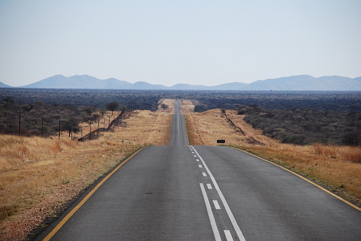 Zwischen Otjwarongo und Kalkfeld auf dem Weg nach Omaruru