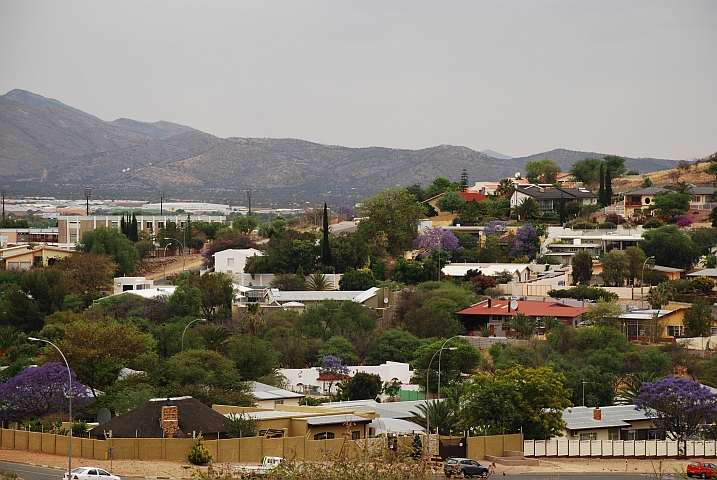 Wohngegend im Süden von Windhoek