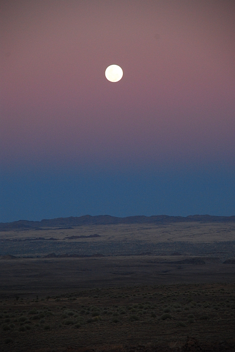 Der Vollmond geht auf