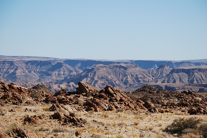 Ein letzter Blick auf den Fish River Canyon