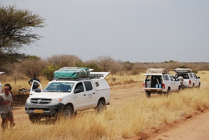 Schweizer Touristen in einer Reisegruppe