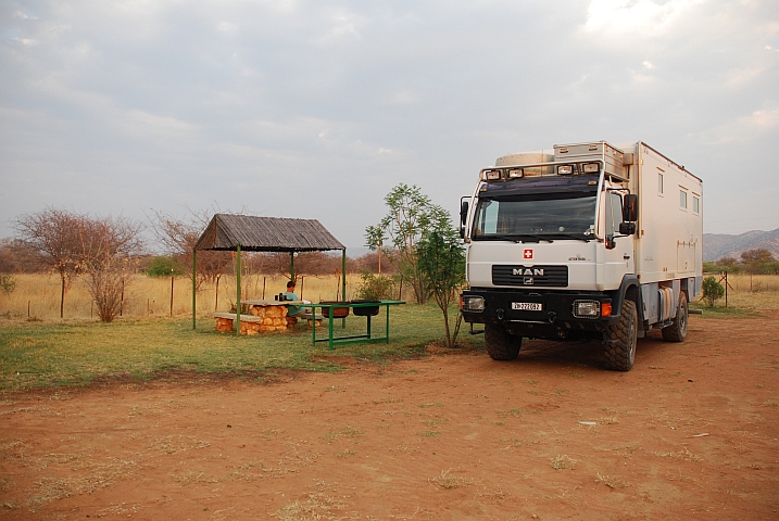 Unser ruhiges Plätzchen im “zum Potjie“-Restcamp