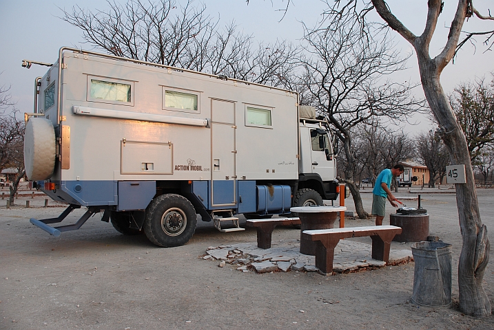 Auf dem selbst ausgesuchten Platz Nummer 45 gefällt uns besser