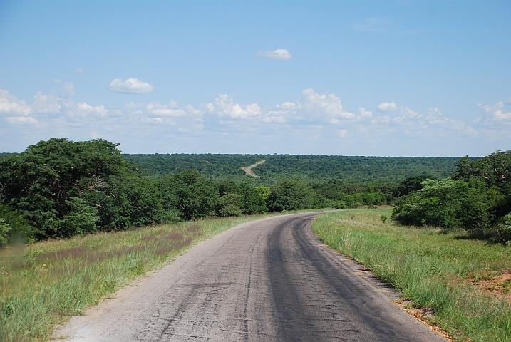Landschaft zwischen Kazungula und Vic Falls