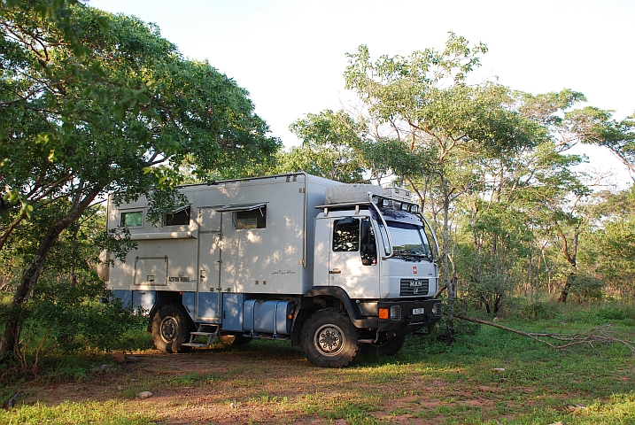 Unser zweiter Schlafplatz im Chizarira Nationalpark