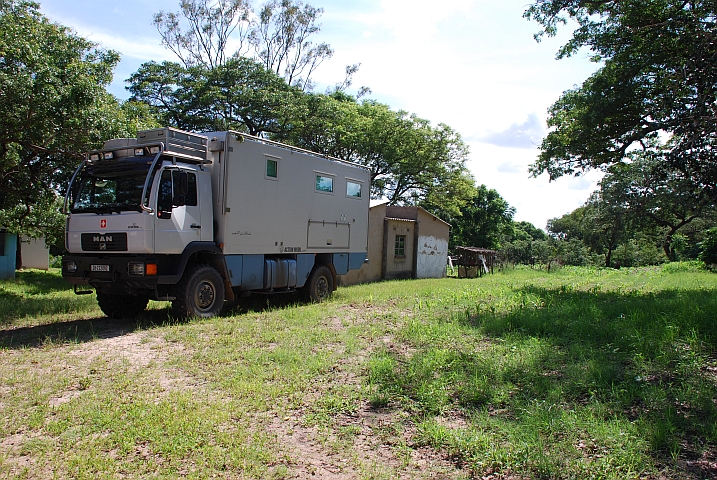 Unser Übernachtungsplatz in der anglikanischen Mission