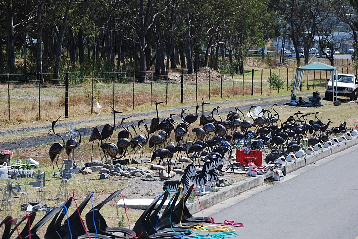 Strassenverkauf bei Strand an der False Bay