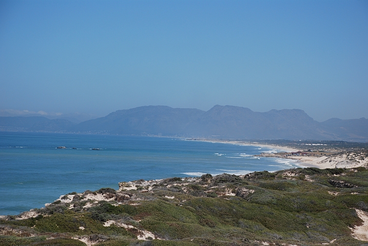 Blick über die False Bay von Strandfontein aus