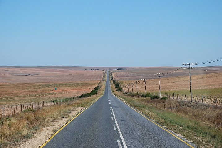 Unendliche Ebenen auf dem Weg zum Cap Agulhas