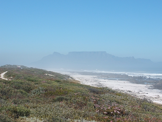 Tafelberg vom Bloubergstrand aus