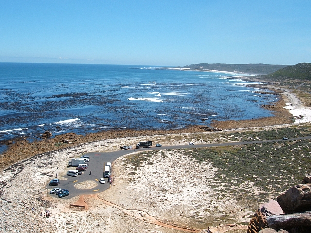 Obelix auf dem Parkplatz am Kap der guten Hoffnung