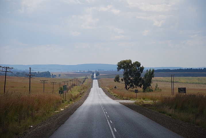 Landschaft wieder draussen aus den Bergen