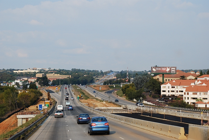 Auf der N1 nach Pretoria