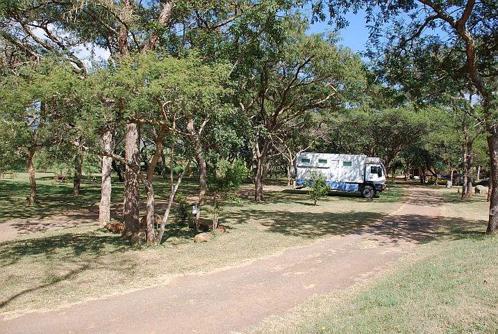 Unser suboptimales Plätzchen in Waterval Onder