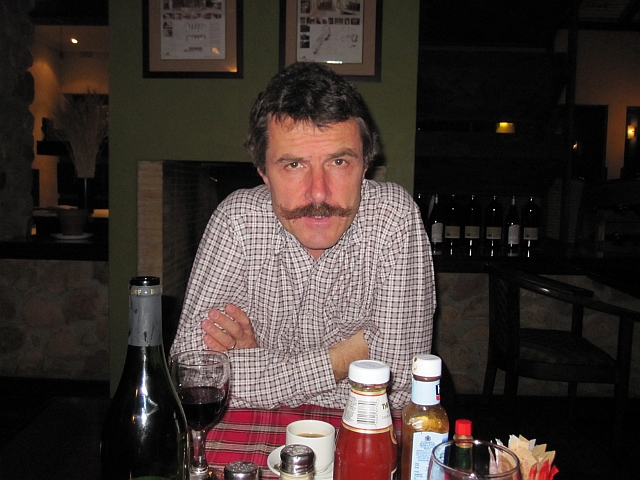 Thomas im Restaurant