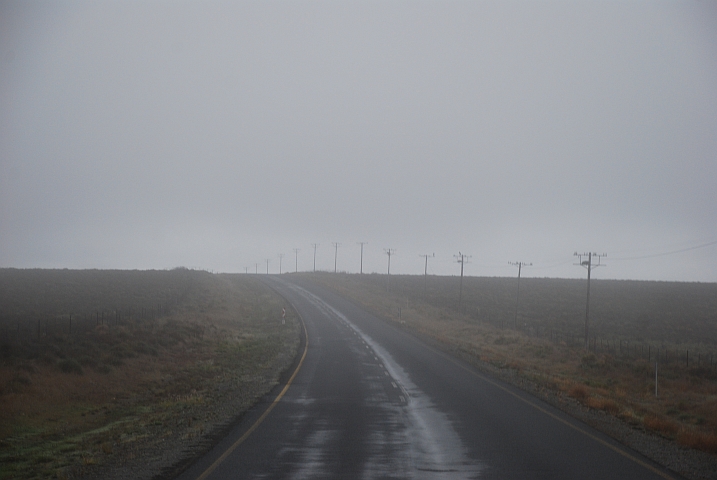 Nebel bei Nieuwoudtville