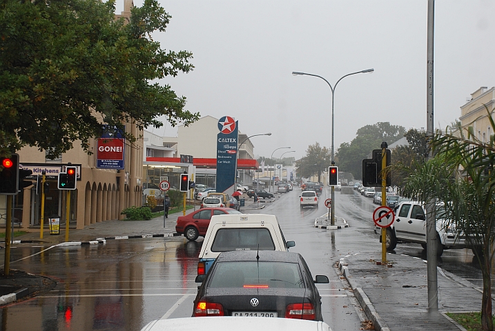 Garstiges Wetter in Paarl