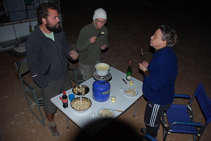 Chäs-Fondueplausch bei winterlichen Temperaturen